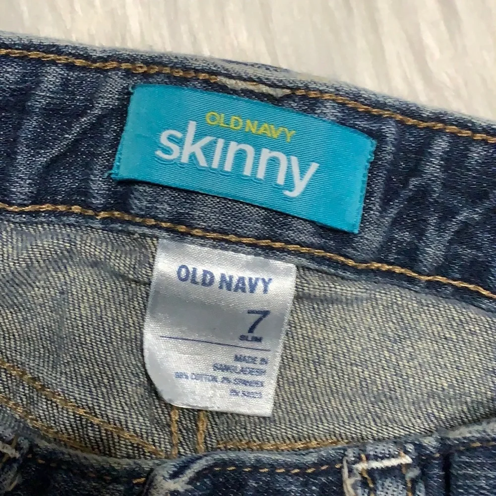 Old Navy Skinny Denim Jeans‎ Size 7 Slim * EUC Cond